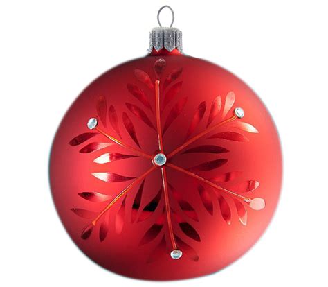 Single Red Christmas Ball Png File Png Mart