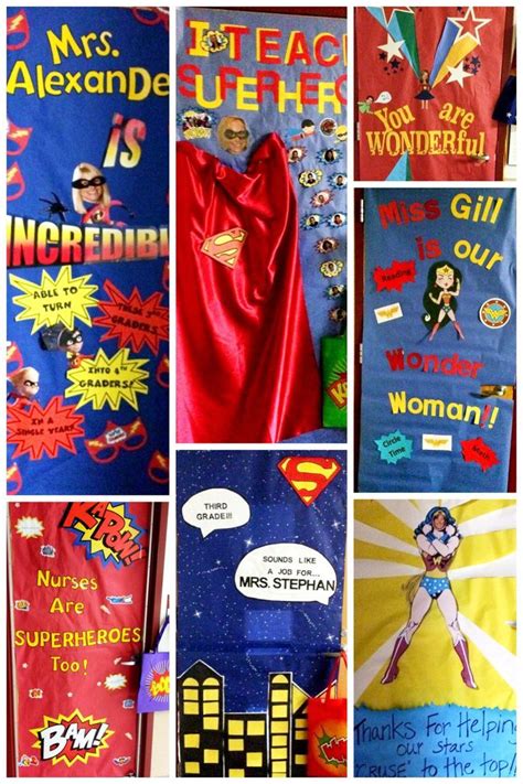 The Collage Shows Different Types Of Superheros And Their Names On Each
