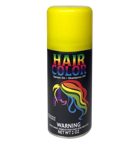 Fun World Temporary Yellow Hair Color Hairspray 2 Oz Shipt