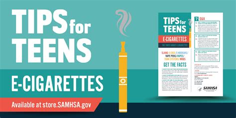 Tips For Teens The Truth About E Cigarettes Samhsa Publications And