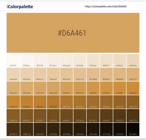 Hex Color Code #d6a461 | Pantone 7509 C color information | Hsl | Rgb ...