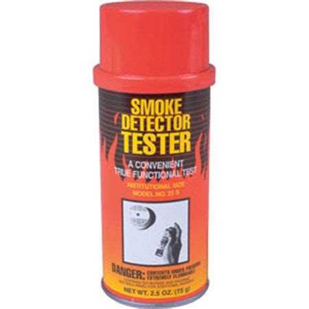 Darker colors of paint will absorb more heat and cause extra stress on the components inside the camera. Smoke Alarm Tester Spray Can - Industrial and Personal ...