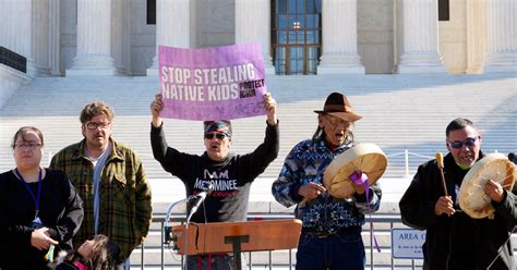 Supreme Court Closely Divided In Case On Native American Adoptions The New York Times