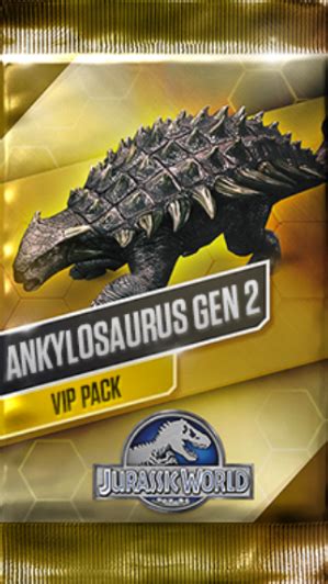 Ankylosaurus Gen 2 Vip Pack Jurassic World The Game Wiki Fandom