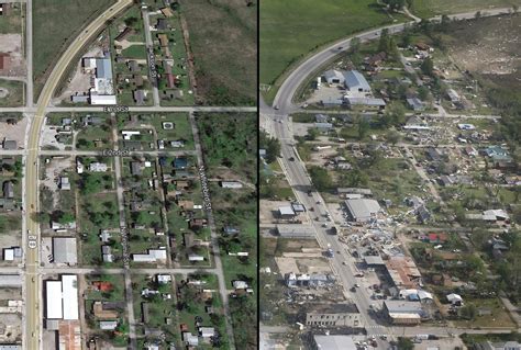 Before And After Tornado Tears Through Oklahoma Town Nbc News