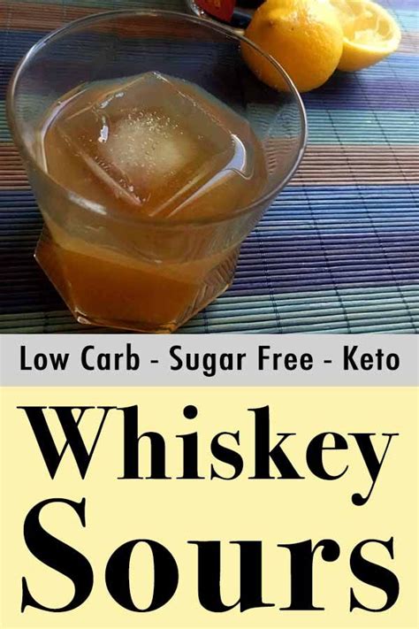 Bourbon is one of the most popular styles of whiskey. These low carb whiskey sours have just 4g net carbs per ...