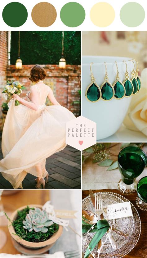 Emerald And Ivory Wedding Inspiration Emerald Green Weddings Wedding