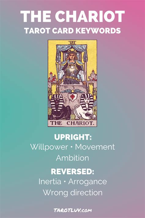 When it is reversed, it can indicate that you what does the lovers card mean in a love reading? The Chariot Tarot Card Meanings - Major Arcana - TarotLuv