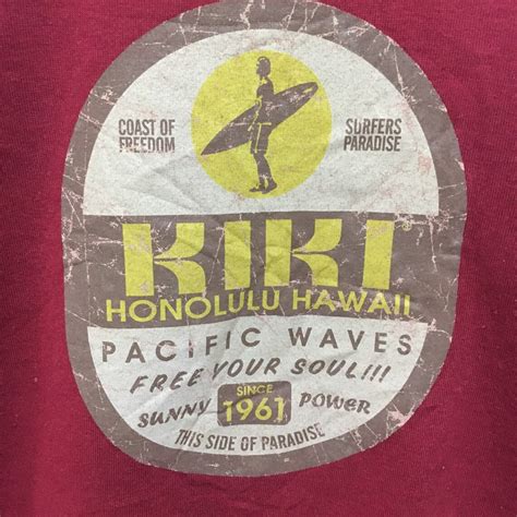 Rare Vintage Kiki Honolulu Aloha Surfboards Hawaii Etsy