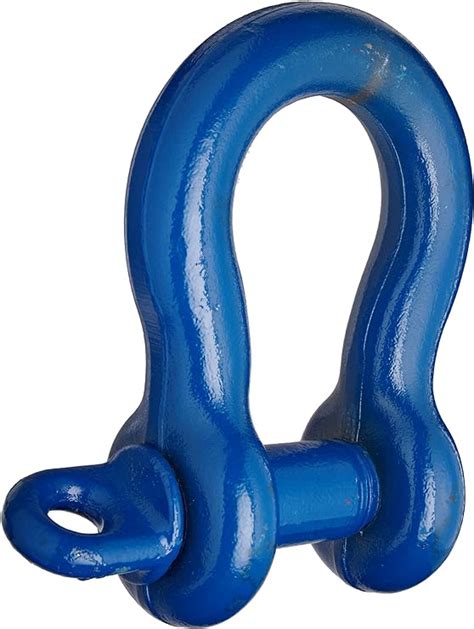 Campbell 419 S Screw Pin Anchor Shackles Drop Forged Carbon Steel Painted Blue 1