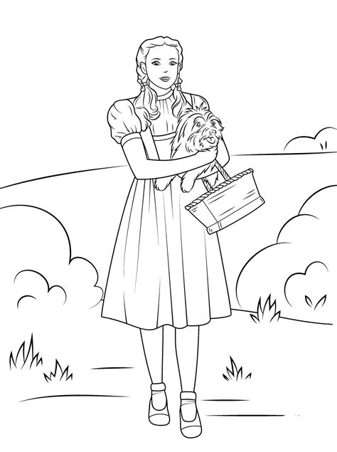 The Wizard Of Oz Coloring Pages To Download And Print For Free