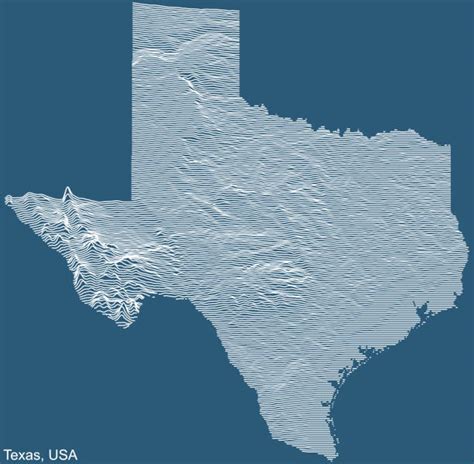 Texas Relief Map Illustrations Royalty Free Vector Graphics And Clip Art