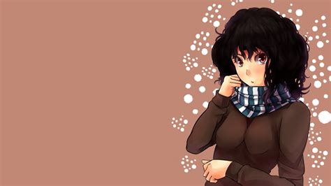 Anime Girls With Brown Curly Wavy Hair Wallpapers Wallpaper Cave