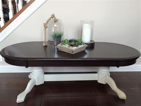 In the end it's going to come down to personal preference for. Coffee Table in Java Gel Stain and Antique White Milk ...