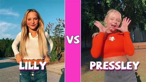 Lilly Ketchman Vs Pressley Hosbach Tiktok Dance Battle Youtube