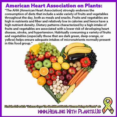American Heart Association on the benefits of eating more ...