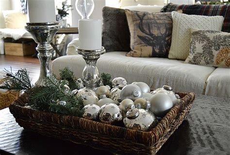 Use a little of each color to add accents to your table. Christmas Home Tour 2014 | Christmas table decorations ...