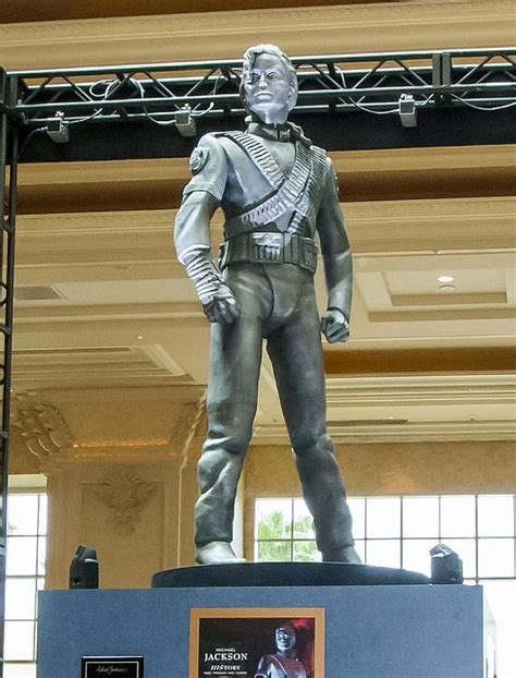 Legendary Michael Jackson History Statue Unveiled At Mandalay Bay In Las Vegas July 2 Photo