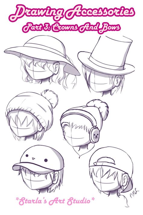 However, with a little ingenuity determine how low on your head you want your top hat to rest, and measure the circumference of your head at that point. Hats: Here is a reference image on how to draw 6 types of ...