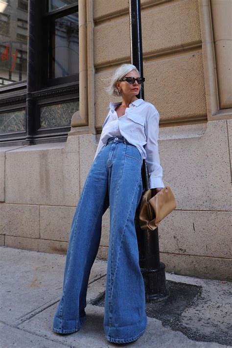 The Best High Waisted Flared Jeans And How To Wear Them Who What