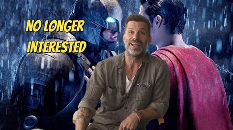 Zack Snyder Weighs In On Superhero Burnout Youtube