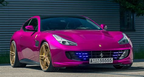 Pink Gtc4lusso Will Make Ferrari Execs Sick Carscoops Hot Pink Cars