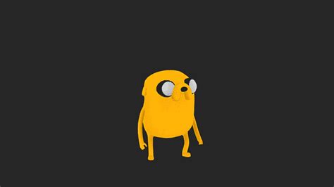 Гиф анимация Пес Джейк из мультсериала Adventure Time Время Приключений