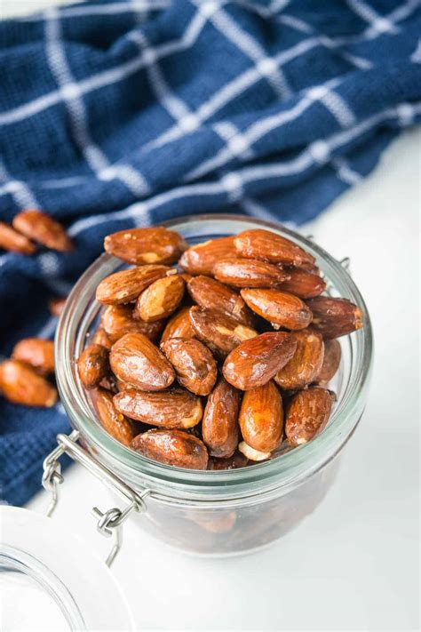 Easy Honey Roasted Almonds Hint Of Healthy