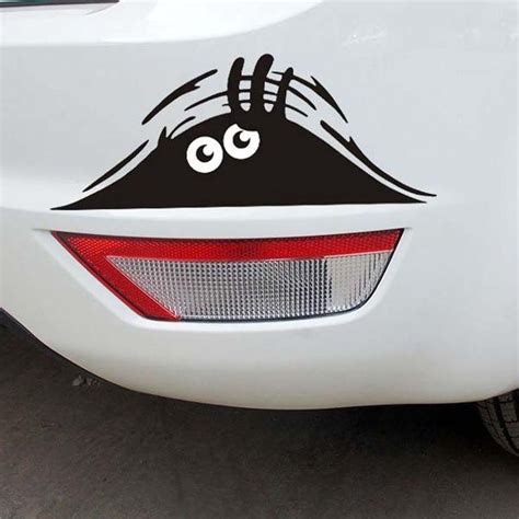 Hot Free Shipping Car Sticker Peeking Monster Stickers Car Funny