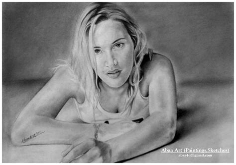 Kate Winslet Drawing By Abaa Shewale Fine Art America