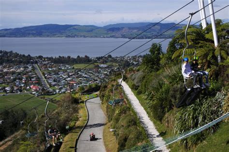 Rotorua Luge Stock Photos Pictures And Royalty Free Images Istock