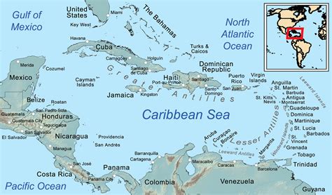 Mapa Mundi Caribe