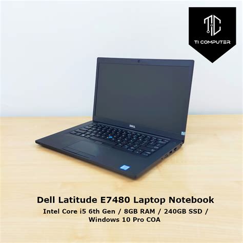 Dell Latitude E7480 Intel Core I5 6th Gen 8gb Ram 240gb Ssd Laptop