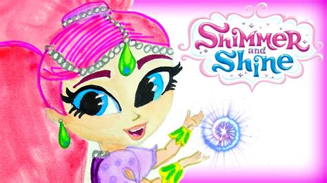 draw shimmer from shimmer and shine easy fast with watercolor and markers youtube