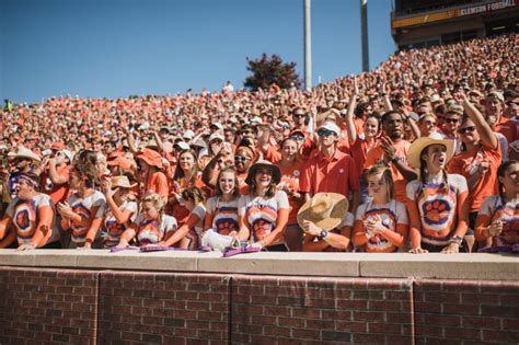 Members Of Central Spirit To Represent Clemson Student Section At The