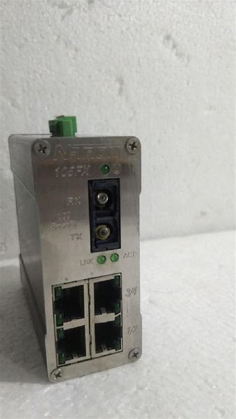 N Tron 105fx St Managed Industrial Ethernet Switch 10 30 Vdc Amps 060a