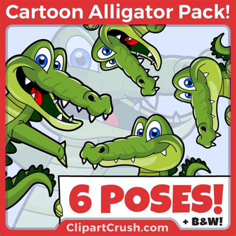 Cartoon Alligator Clipart For Teachers Gator Mascot Vector Clip Art