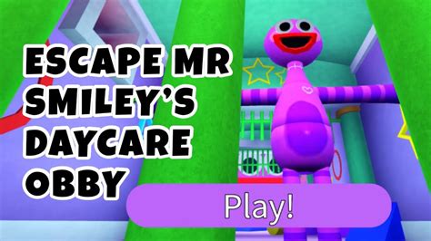 Escape Mr Smileys Daycare Obby Youtube
