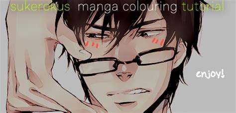 manga coloring tutorial on Tumblr