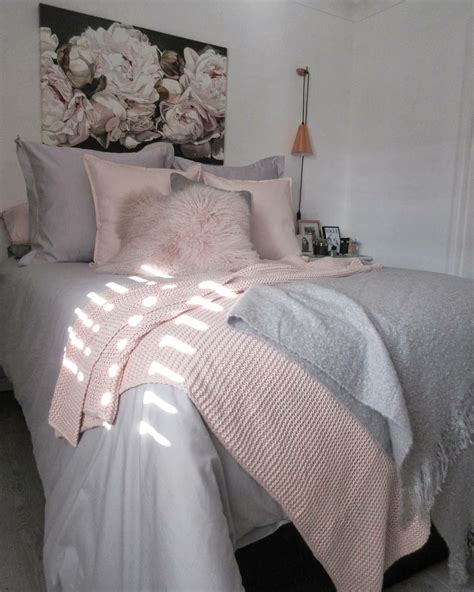 Blush Pink And Grey Bedding