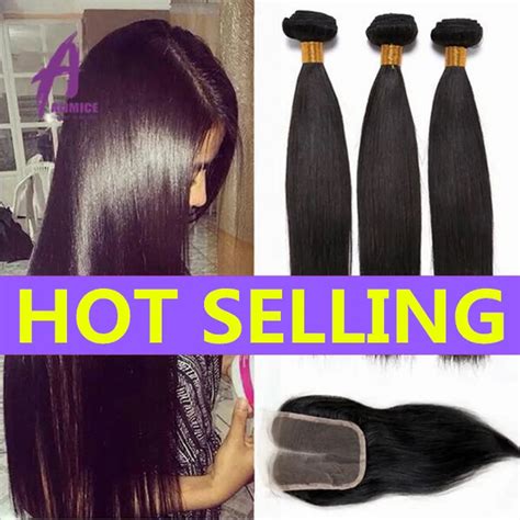 Buy Brazilian Virgin Hair Straight With Closure