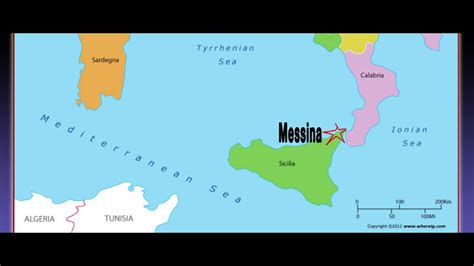 Messina Map Youtube