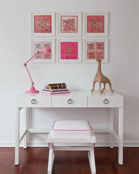 See more ideas about white desks, desk, home decor. White Lacquer Desk - Contemporary - girl's room - Sissy ...