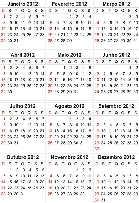 Calendario 2012 Grande Para Imprimir Imagui