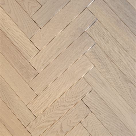 Canterbury Oak Brushed Oiled Herringbone Parquet Hardwood Floor