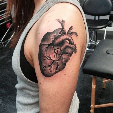 34 Anatomical Heart Tattoos With Strong Meanings Tattooswin Heart