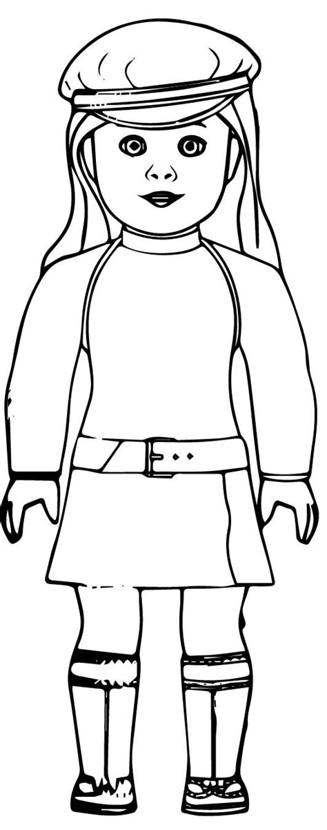 American Girl Doll Tenney Coloring Pages