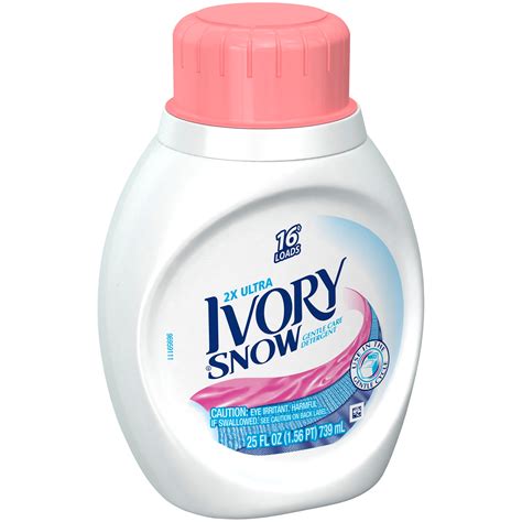 Ivory Snow Liquid Laundry Detergent 25 Ounces 16 Loads