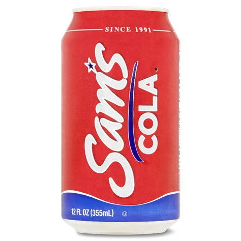 Sam’s Cola Soda Pop, 12 fl oz, 24 Pack Cans