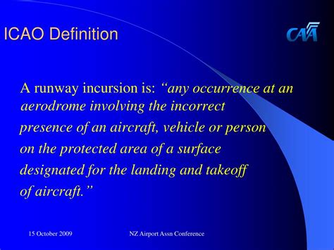 PPT - Runway Incursions PowerPoint Presentation, free download - ID:5000401